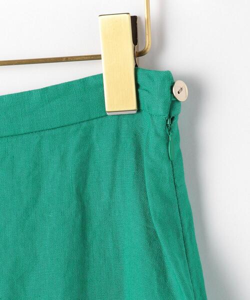 UNITED ARROWS LTD. OUTLET（ユナイテッドアローズアウトレット）の「＜A DAY IN THE LIFE＞ リネンフレアスカート（スカート・レディース・ピンク/イエロー/ケリー・FREE）」の6枚目の写真