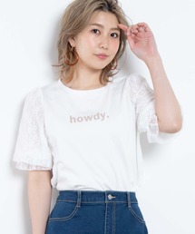 WEGO | WEGO/シアーレースキャンディスリーブTシャツ(Tシャツ/カットソー)