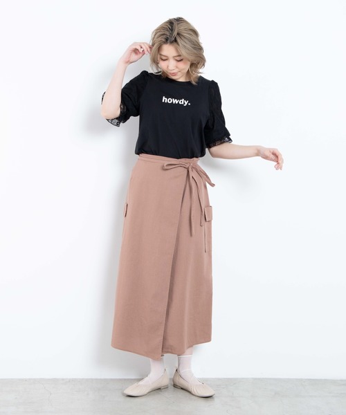 WEGO（ウィゴー）の「WEGO/シアーレースキャンディスリーブTシャツ（Tシャツ/カットソー・レディース・ホワイト/ブラック/ブルー系その他・FREE）」の14枚目の写真