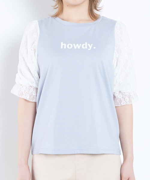 WEGO（ウィゴー）の「WEGO/シアーレースキャンディスリーブTシャツ（Tシャツ/カットソー・レディース・ホワイト/ブラック/ブルー系その他・FREE）」の15枚目の写真