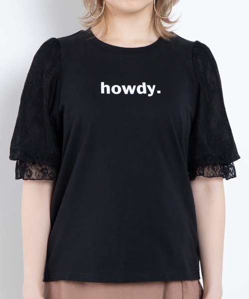 WEGO（ウィゴー）の「WEGO/シアーレースキャンディスリーブTシャツ（Tシャツ/カットソー・レディース・ホワイト/ブラック/ブルー系その他・FREE）」の13枚目の写真