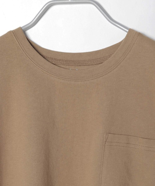 LAKOLE（ラコレ）の「ワイドシルエットポケットTシャツ / LAKOLE（Tシャツ/カットソー・レディース・ライトブラウン/ベージュ/オフホワイト/ブラック/ライトブルー・SMALL/MEDIUM）」の17枚目の写真