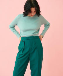 コットンリブ ボートネックプルオーバー