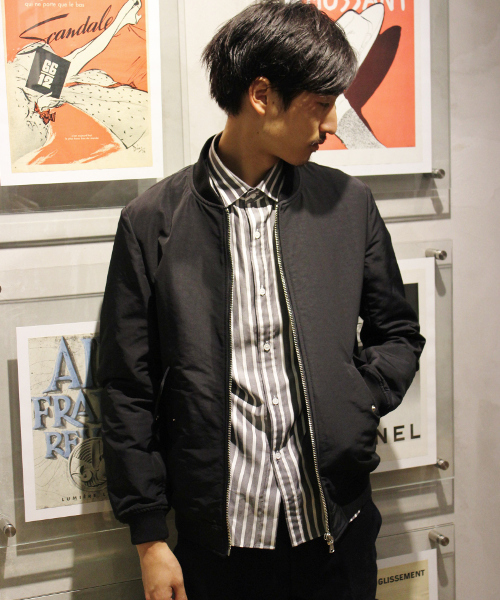 EDIFICE(エディフィス)の「◇W/N MA-1(ブルゾン・メンズ・ホワイト/ブラック/ネイビー・44/48/46)」の2枚目の写真