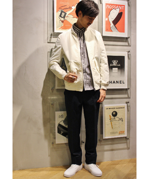 EDIFICE(エディフィス)の「◇W/N MA-1(ブルゾン・メンズ・ホワイト/ブラック/ネイビー・44/48/46)」の6枚目の写真