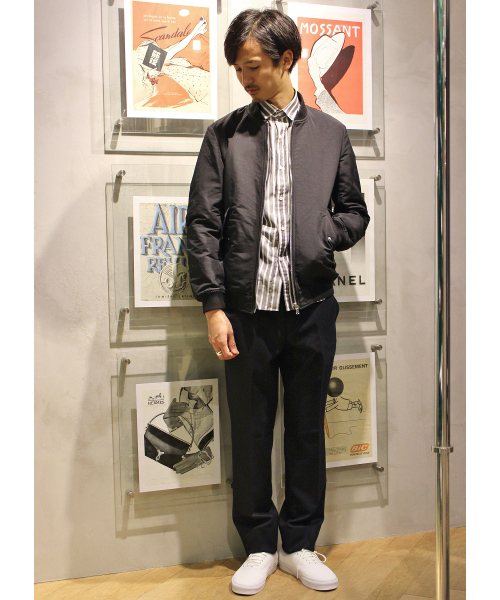 EDIFICE(エディフィス)の「◇W/N MA-1(ブルゾン・メンズ・ホワイト/ブラック/ネイビー・44/48/46)」の7枚目の写真