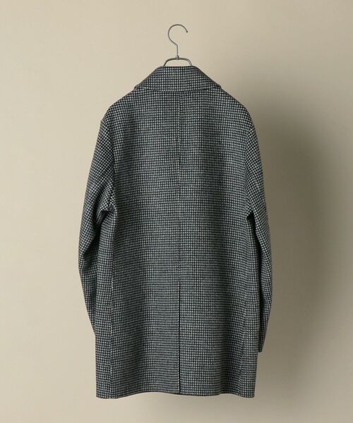 SHIPS（シップス）の「SD: ダブルフェイス ハウンドトゥースチェック カーコート（ステンカラーコート・メンズ・チャコールグレー・SMALL/MEDIUM/LARGE/X-LARGE）」の11枚目の写真
