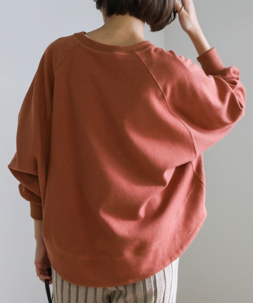 select MOCA(セレクトモカ)の「2020 A/W ラグランドルマンスリーブプルオーバー/レイヤードプルオーバー/ラウンドネックプルオーバー(Tシャツ/カットソー・レディース・テラコッタ/オフホワイト/ベージュ/ブラック・FREE)」の13枚目の写真