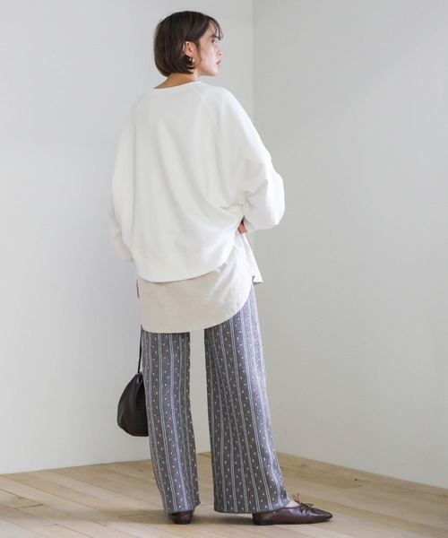 select MOCA(セレクトモカ)の「2020 A/W ラグランドルマンスリーブプルオーバー/レイヤードプルオーバー/ラウンドネックプルオーバー(Tシャツ/カットソー・レディース・テラコッタ/オフホワイト/ベージュ/ブラック・FREE)」の20枚目の写真