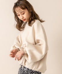 mline | [mline] WEB限定 裏起毛ボリュームスリーブスウェット(スウェット)