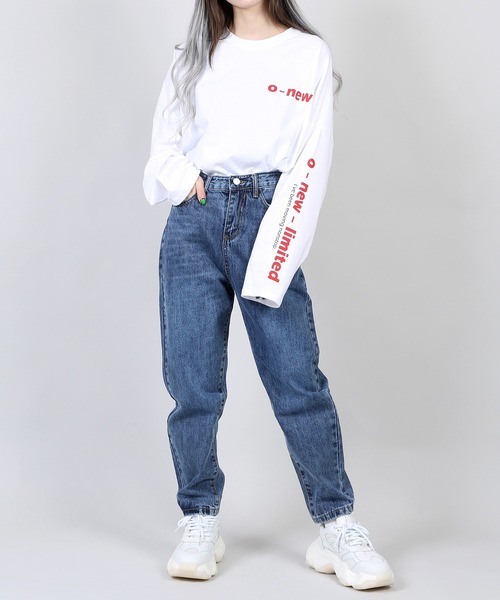 DING（ディング）の「DING/onewロンT（Tシャツ/カットソー・レディース・ホワイト/ブラック/イエロー・FREE）」の6枚目の写真