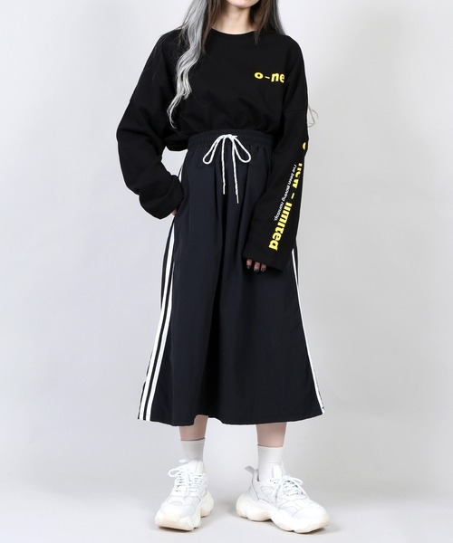 DING（ディング）の「DING/onewロンT（Tシャツ/カットソー・レディース・ホワイト/ブラック/イエロー・FREE）」の4枚目の写真