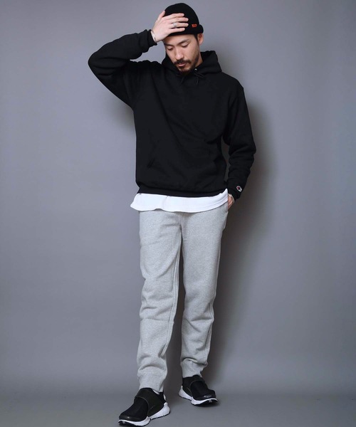 Champion(チャンピオン)の「【CHAMPION/チャンピオン】裏起毛スウェットパンツ C3-Q205 ワンマイルウエア/ルームウエアとしてもオススメ(スウェットパンツ・メンズ・チャコールグレー/ブラック/ダークグリーン/ネイビー/グレー/杢グレー/ブラウン・MEDIUM/LARGE/X-LARGE/XX-LARGE)」の22枚目の写真