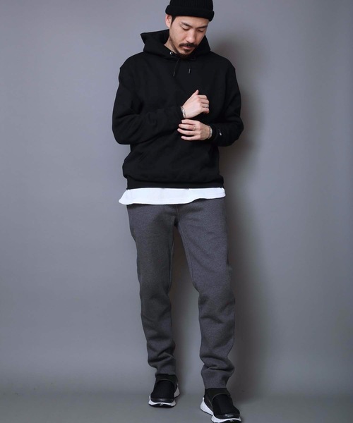 Champion(チャンピオン)の「【CHAMPION/チャンピオン】裏起毛スウェットパンツ C3-Q205 ワンマイルウエア/ルームウエアとしてもオススメ(スウェットパンツ・メンズ・チャコールグレー/ブラック/ダークグリーン/ネイビー/グレー/杢グレー/ブラウン・MEDIUM/LARGE/X-LARGE/XX-LARGE)」の21枚目の写真