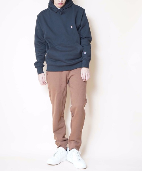 Champion(チャンピオン)の「【CHAMPION/チャンピオン】裏起毛スウェットパンツ C3-Q205 ワンマイルウエア/ルームウエアとしてもオススメ(スウェットパンツ・メンズ・チャコールグレー/ブラック/ダークグリーン/ネイビー/グレー/杢グレー/ブラウン・MEDIUM/LARGE/X-LARGE/XX-LARGE)」の14枚目の写真