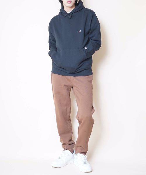 Champion(チャンピオン)の「【CHAMPION/チャンピオン】裏起毛スウェットパンツ C3-Q205 ワンマイルウエア/ルームウエアとしてもオススメ(スウェットパンツ・メンズ・チャコールグレー/ブラック/ダークグリーン/ネイビー/グレー/杢グレー/ブラウン・MEDIUM/LARGE/X-LARGE/XX-LARGE)」の13枚目の写真