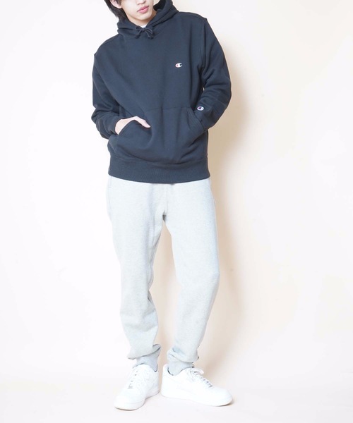 Champion(チャンピオン)の「【CHAMPION/チャンピオン】裏起毛スウェットパンツ C3-Q205 ワンマイルウエア/ルームウエアとしてもオススメ(スウェットパンツ・メンズ・チャコールグレー/ブラック/ダークグリーン/ネイビー/グレー/杢グレー/ブラウン・MEDIUM/LARGE/X-LARGE/XX-LARGE)」の18枚目の写真