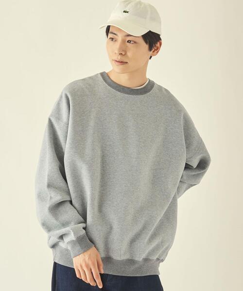 info. BEAUTY&YOUTH（インフォビューティアンドユース）の「【WEB限定】 ＜info. BEAUTY&YOUTH＞ スーパービッグ スウェット（スウェット・メンズ・コバルトブルー/パープル/レッド/ライム/ブラック/オリーブ/ベージュ/グレー/ホワイト/ダークブラウン/ケリー/ライラック/ターコイズブルー/ブラウン/ライトピンク/ダークグレー/その他1/その他2/ロイヤルブルー/クリーム・L/M/XL）」の20枚目の写真