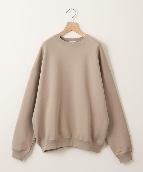 info. BEAUTY&YOUTH（インフォビューティアンドユース）の「【WEB限定】 ＜info. BEAUTY&YOUTH＞ スーパービッグ スウェット（スウェット・メンズ・コバルトブルー/パープル/レッド/ライム/ブラック/オリーブ/ベージュ/グレー/ホワイト/ダークブラウン/ケリー/ライラック/ターコイズブルー/ブラウン/ライトピンク/ダークグレー/その他1/その他2/ロイヤルブルー/クリーム・L/M/XL）」の7枚目の写真