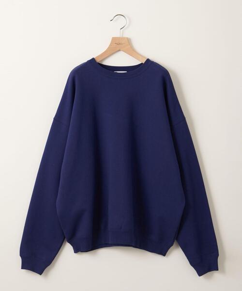 info. BEAUTY&YOUTH（インフォビューティアンドユース）の「【WEB限定】 ＜info. BEAUTY&YOUTH＞ スーパービッグ スウェット（スウェット・メンズ・コバルトブルー/パープル/レッド/ライム/ブラック/オリーブ/ベージュ/グレー/ホワイト/ダークブラウン/ケリー/ライラック/ターコイズブルー/ブラウン/ライトピンク/ダークグレー/その他1/その他2/ロイヤルブルー/クリーム・L/M/XL）」の15枚目の写真