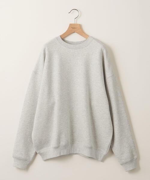 info. BEAUTY&YOUTH（インフォビューティアンドユース）の「【WEB限定】 ＜info. BEAUTY&YOUTH＞ スーパービッグ スウェット（スウェット・メンズ・コバルトブルー/パープル/レッド/ライム/ブラック/オリーブ/ベージュ/グレー/ホワイト/ダークブラウン/ケリー/ライラック/ターコイズブルー/ブラウン/ライトピンク/ダークグレー/その他1/その他2/ロイヤルブルー/クリーム・L/M/XL）」の4枚目の写真