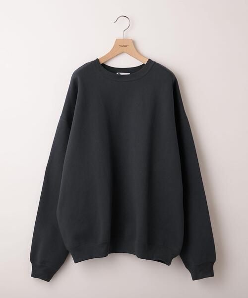 info. BEAUTY&YOUTH（インフォビューティアンドユース）の「【WEB限定】 ＜info. BEAUTY&YOUTH＞ スーパービッグ スウェット（スウェット・メンズ・コバルトブルー/パープル/レッド/ライム/ブラック/オリーブ/ベージュ/グレー/ホワイト/ダークブラウン/ケリー/ライラック/ターコイズブルー/ブラウン/ライトピンク/ダークグレー/その他1/その他2/ロイヤルブルー/クリーム・L/M/XL）」の5枚目の写真