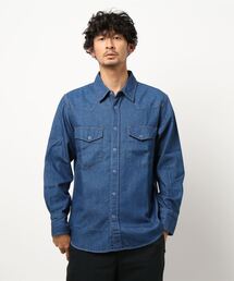 【Bs】【it】【KURO クロ】デニムウエスタンシャツ / ZORRO WESTERN SHIRT ONE WASH
