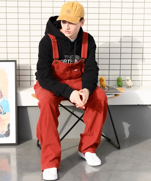 8(eight)(エイト)の「コーデュロイオーバーオール(ユニセックス対応)(サロペット/オーバーオール・メンズ・ゴールド/グリーン/ワインレッド/ブルー系その他/レンガ・SMALL/MEDIUM/LARGE)」の8枚目の写真