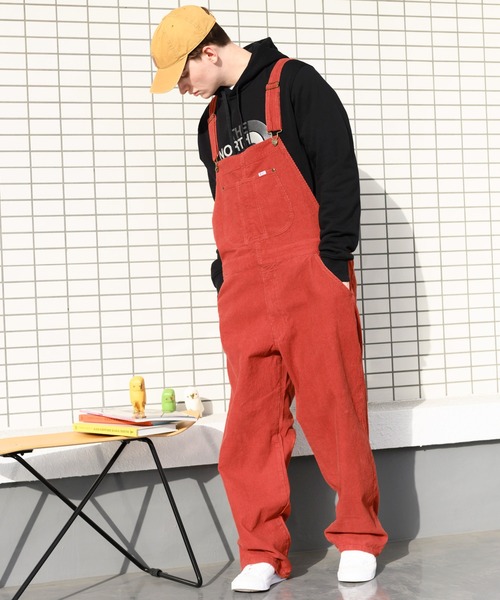 8(eight)(エイト)の「コーデュロイオーバーオール(ユニセックス対応)(サロペット/オーバーオール・メンズ・ゴールド/グリーン/ワインレッド/ブルー系その他/レンガ・SMALL/MEDIUM/LARGE)」の13枚目の写真