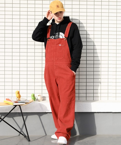 8(eight)(エイト)の「コーデュロイオーバーオール(ユニセックス対応)(サロペット/オーバーオール・メンズ・ゴールド/グリーン/ワインレッド/ブルー系その他/レンガ・SMALL/MEDIUM/LARGE)」の15枚目の写真