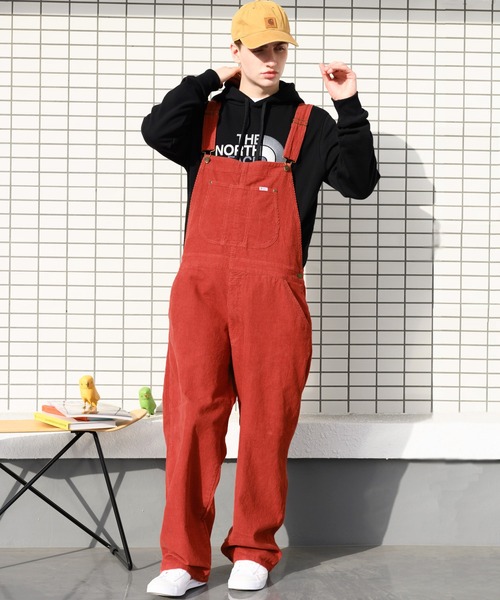 8(eight)(エイト)の「コーデュロイオーバーオール(ユニセックス対応)(サロペット/オーバーオール・メンズ・ゴールド/グリーン/ワインレッド/ブルー系その他/レンガ・SMALL/MEDIUM/LARGE)」の17枚目の写真