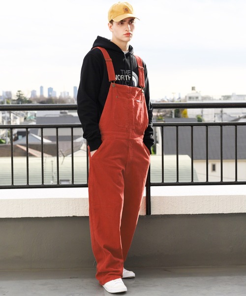 8(eight)(エイト)の「コーデュロイオーバーオール(ユニセックス対応)(サロペット/オーバーオール・メンズ・ゴールド/グリーン/ワインレッド/ブルー系その他/レンガ・SMALL/MEDIUM/LARGE)」の21枚目の写真