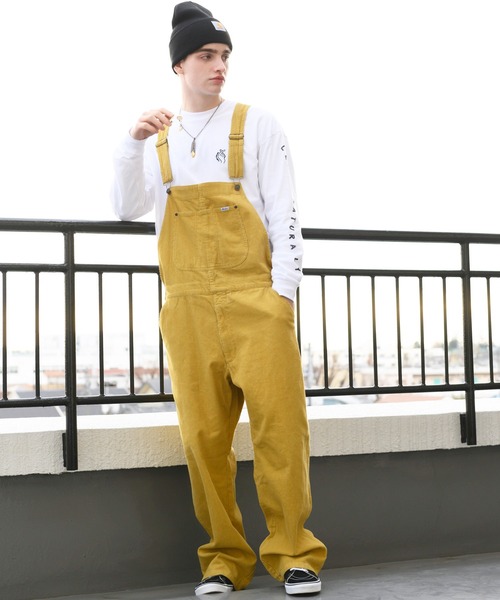 8(eight)(エイト)の「コーデュロイオーバーオール(ユニセックス対応)(サロペット/オーバーオール・メンズ・ゴールド/グリーン/ワインレッド/ブルー系その他/レンガ・SMALL/MEDIUM/LARGE)」の22枚目の写真