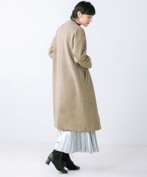 フェイクスライバーノーカラーコート（ノーカラーコート）｜Bou Jeloud