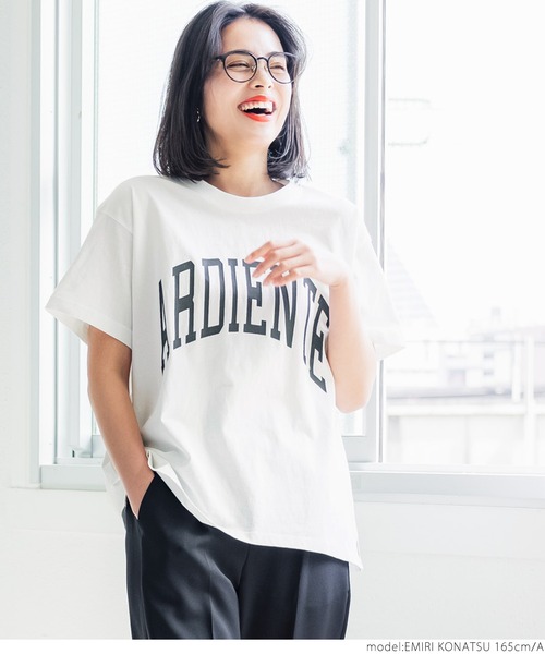 coca（coca）（コカ）の「アソートデザインボックスTシャツ（Tシャツ/カットソー・レディース・ホワイト/チャコールグレー/ホワイト系その他2/ホワイト系その他/グリーン/ベージュ系その他・ONE SIZE）」の8枚目の写真