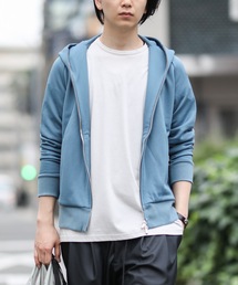 ATTACHMENT | CO/PE BRIGHT FLEECE ZIP UP HOODIE(パーカー)