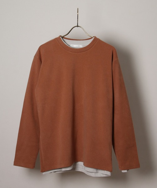 ikka(イッカ)の「カットメルトンアンサンブルPO(スウェット・メンズ・キャメル/ブルー/ホワイト/ピンク・M/XL/L/S)」の4枚目の写真