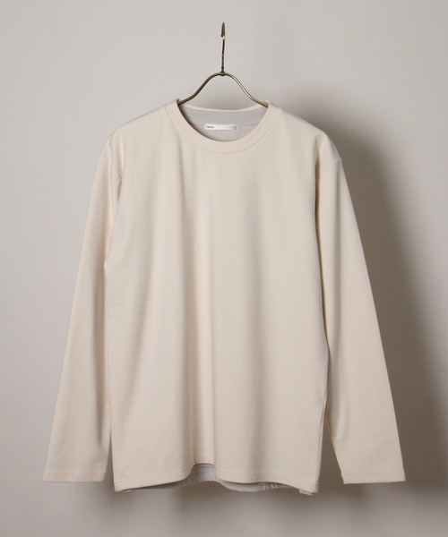 ikka(イッカ)の「カットメルトンアンサンブルPO(スウェット・メンズ・キャメル/ブルー/ホワイト/ピンク・M/XL/L/S)」の2枚目の写真