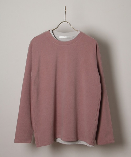 ikka(イッカ)の「カットメルトンアンサンブルPO(スウェット・メンズ・キャメル/ブルー/ホワイト/ピンク・M/XL/L/S)」の1枚目の写真