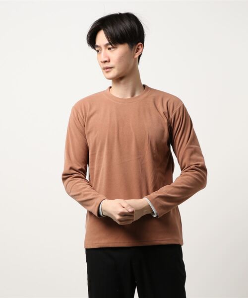 ikka(イッカ)の「カットメルトンアンサンブルPO(スウェット・メンズ・キャメル/ブルー/ホワイト/ピンク・M/XL/L/S)」の17枚目の写真