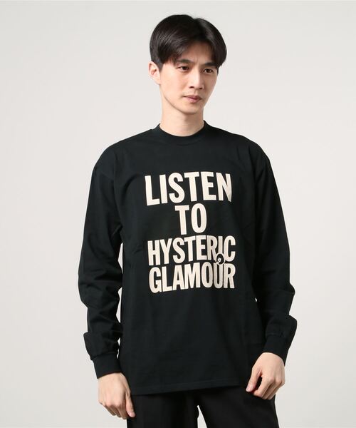 HYSTERIC GLAMOUR（ヒステリックグラマー）の「LISTEN TO HG Tシャツ