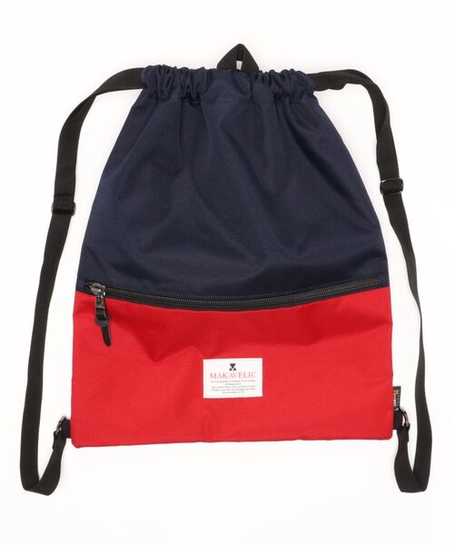 MAKAVELIC（マキャベリック）の「【62】【it】【MAKAVELIC】TRUCKS KNAPSACK（ショルダーバッグ・メンズ・ブルー系その他/レッド系その他/ブラック系その他・FREE）」の3枚目の写真