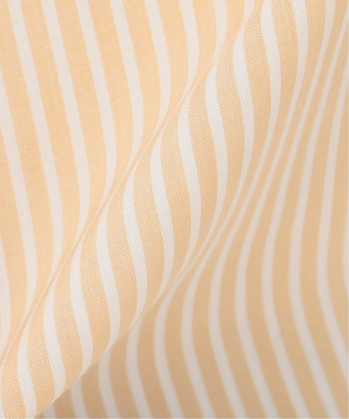 JOINT WORKS（ジョイントワークス）の「J-キュプラストライプシャツ（シャツ/ブラウス・レディース・ベージュ/ピンク/サックスブルー・FREE）」の5枚目の写真