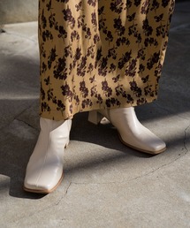 Kastane | ソフトレザースクエアブーツ(ブーツ)