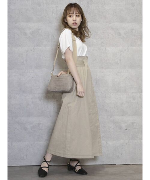 dazzlin（ダズリン）の「サイドプチポイントTシャツ（Tシャツ/カットソー・レディース・ブラック/オフホワイト/ブルー・FREE）」の6枚目の写真