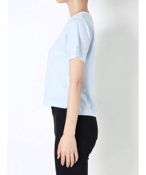 dazzlin（ダズリン）の「サイドプチポイントTシャツ（Tシャツ/カットソー・レディース・ブラック/オフホワイト/ブルー・FREE）」の17枚目の写真