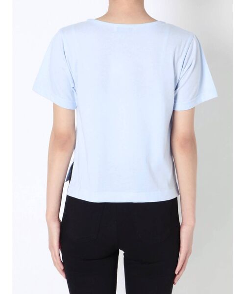 dazzlin（ダズリン）の「サイドプチポイントTシャツ（Tシャツ/カットソー・レディース・ブラック/オフホワイト/ブルー・FREE）」の18枚目の写真