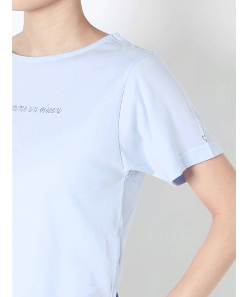 dazzlin（ダズリン）の「サイドプチポイントTシャツ（Tシャツ/カットソー・レディース・ブラック/オフホワイト/ブルー・FREE）」の20枚目の写真