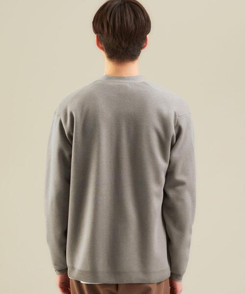 green label relaxing（グリーンレーベルリラクシング）の「＜ 機能 / 手洗い可 ＞ CM ポリシルク ミラノ イージー カーディガン（カーディガン/ボレロ・メンズ・グレー/ネイビー/ダークグリーン・LARGE/SMALL/MEDIUM）」の21枚目の写真