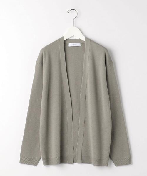 green label relaxing（グリーンレーベルリラクシング）の「＜ 機能 / 手洗い可 ＞ CM ポリシルク ミラノ イージー カーディガン（カーディガン/ボレロ・メンズ・グレー/ネイビー/ダークグリーン・LARGE/SMALL/MEDIUM）」の11枚目の写真